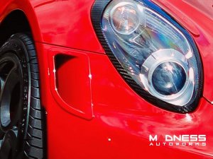 Alfa Romeo 4C Carbon Fiber Headlight Trim Set